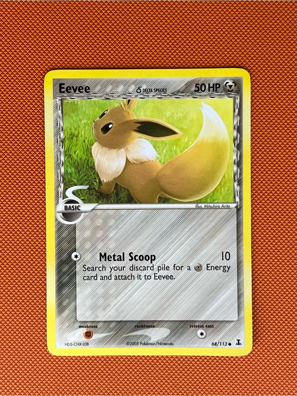 Pokemon Eevee EX Delta Species # 68/113